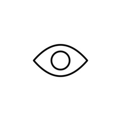 Obraz premium Eye icon. Eye sign and symbol. Look and Vision icon.