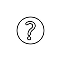 Question icon. question mark sign and symbol