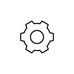 Setting Icon. Cog Settings sign and symbol. Gear Sign