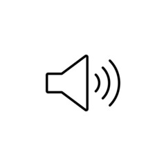Speaker icon. volume sign and symbol. loudspeaker icon. sound symbol