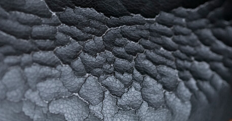 The texture of the cracked skin. Old worn-out chair cover