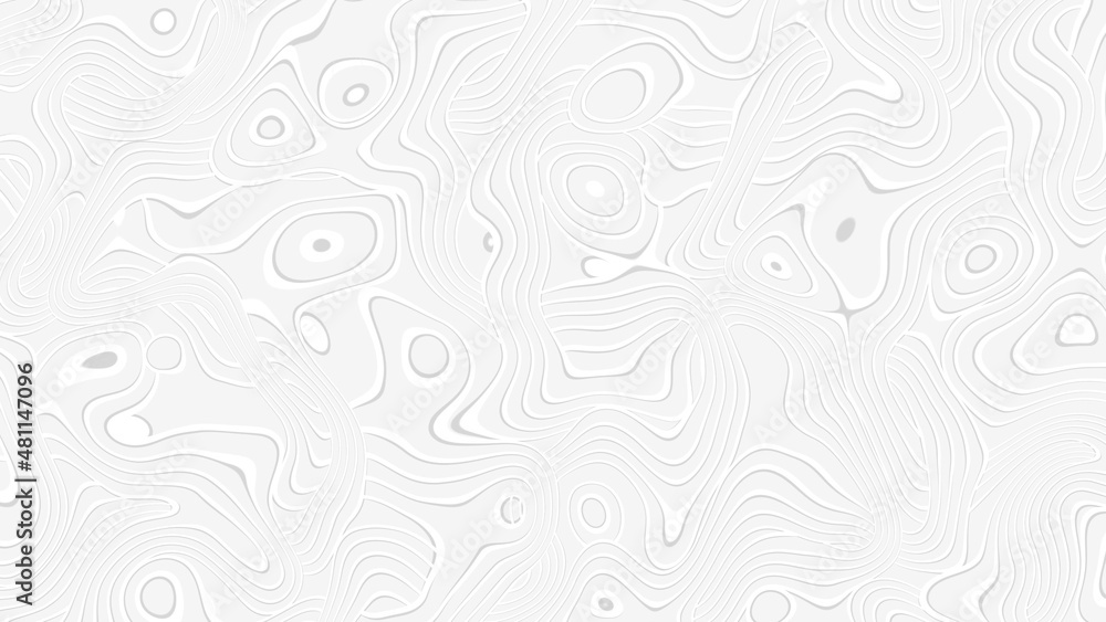 Poster white smooth glossy abstract elegant liquid animation background. seamless looping animation.