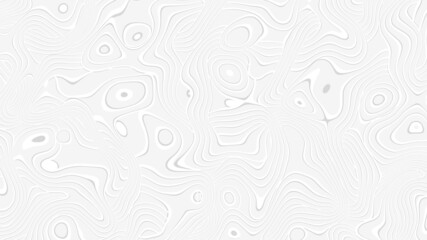White smooth glossy abstract elegant liquid animation background. Seamless looping animation.