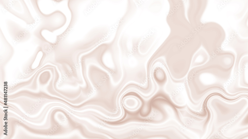 Poster white smooth glossy abstract elegant liquid animation background. seamless looping animation.