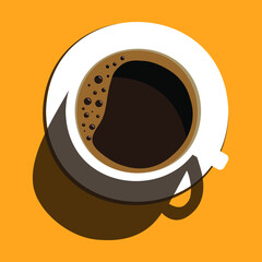 cup of coffee with chocolate