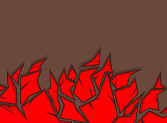 Abstract background with crack pattern and some copy space area