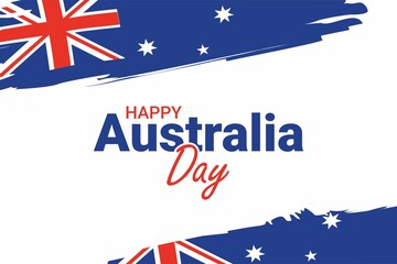 Illustration vector graphic of Australia Day. The illustration is Suitable for banners, flyers, stickers, Card, etc.