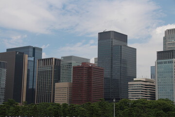 Fototapeta premium El palacio imperial de Tokio es la residencia oficial de la familia imperial. Japón.