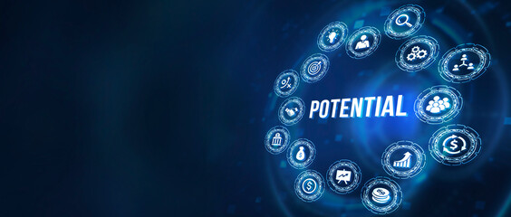 Internet, business, Technology and network concept. Coach motivate to personal development. Personal and career growth. Potential and motivation concepts. 3d illustration.