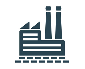 Vector illustration, logo, icon of real estate, houses and buildings. Industry and architecture. Editable.