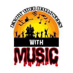 Halloween party T-shirt Design