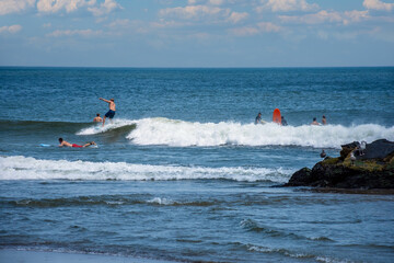 Riding The  Surf