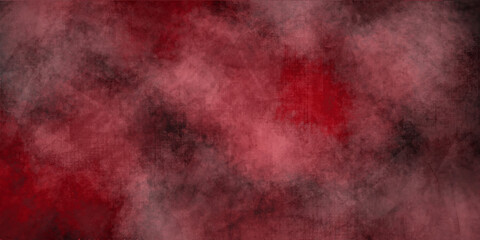 grunge texture, distressed funky background. Red,black and white nebula clouds on black background.