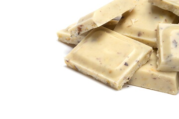 white chocolate pieces