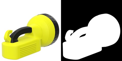 3D rendering illustration of a high power torch