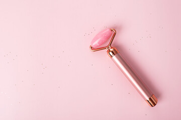 electric face massager skin care concept