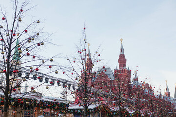 Moscow Red square christmas season