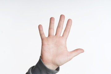Hand - 5 Finger - Innenseite