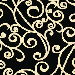 Abstract Seamless Pattern Baroque Pattern