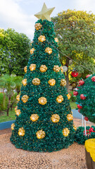 christmas tree in a square