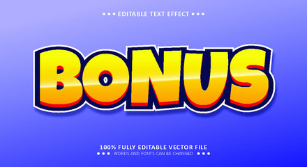 Bonus Prize Style - Editable 3d Text Effect