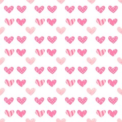 seamless pattern with hearts