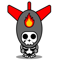 cartoon character character mascot costume human skull cute nuclear bomb