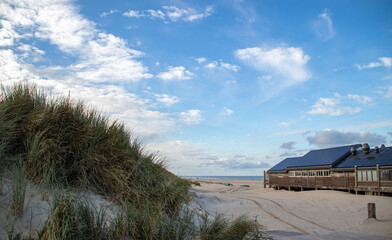 beach hut on the beach