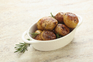 Roasted baby potato with rosemary