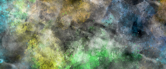 Abstract magenta watercolor background. Aquarelle shades paper textured illustration for design. canvas for text design, greeting card, template. Gentle pink and coral gradient hand drawn illustration