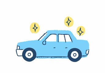ピカピカの自動車 © hisa-nishiya