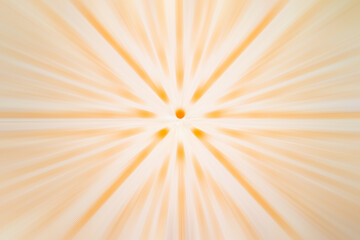 Star shape orange and beige motion rays
