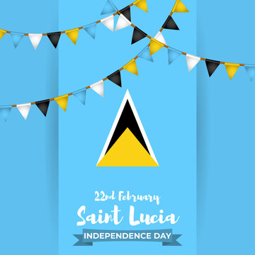 vector illustartion for Santa Lucia independence day