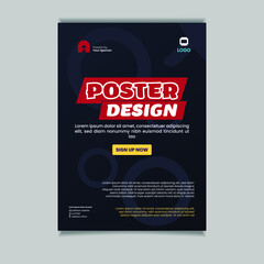 poster template design print