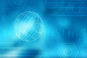 2d illustration futuristic business background pattern graph concept
