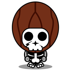 cartoon character character mascot costume human skull cute nutmeg spice