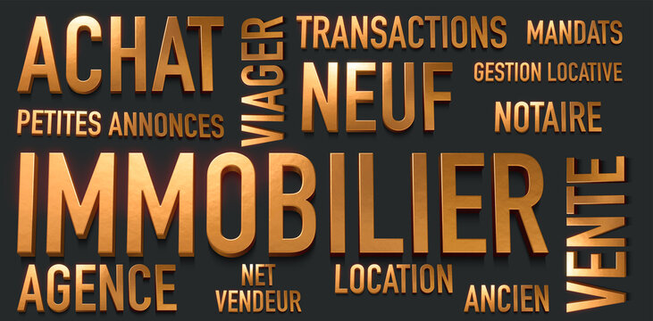 immobilier nuage de mots