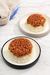 Nasi Tim Ayam, Sweet and Savoury Chicken Steam Rice