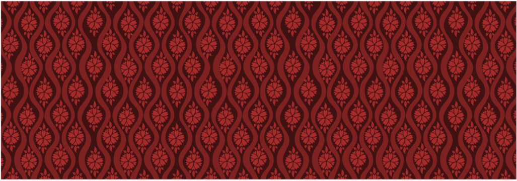 pattern grafico floreale per tessuti