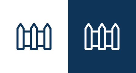 Fence icon illustration isolated vector sign symbol
