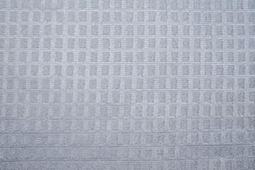 Silver blue grey geometric patterned fabric