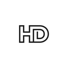 Obraz premium HD letter logo