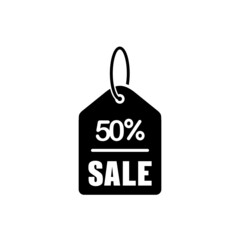 Discount simple flat icon vector illustration. Sale icon vector. Percentage icon vector