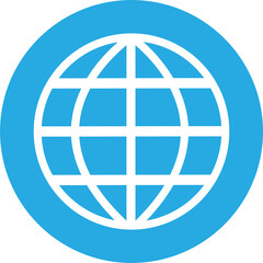 Globe icon world sign symbol design