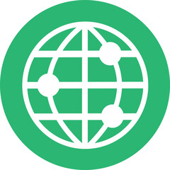 Globe icon world sign symbol design