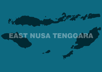 
Illustration of various islands of East Nusa Tenggara, Indonesia