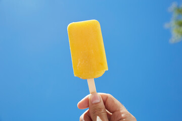 Ice Pop in Summer