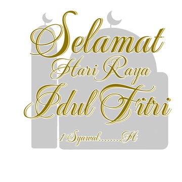 Greeting Card Selamat Hari Raya Idul Fitri