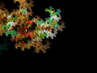 Imaginatory fractal abstract background Image