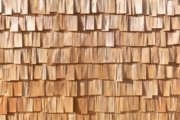 Wall texture of thin wooden planks